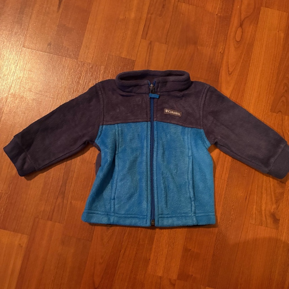 6-12 Month Columbia Navy and Blue Fleece Jacket